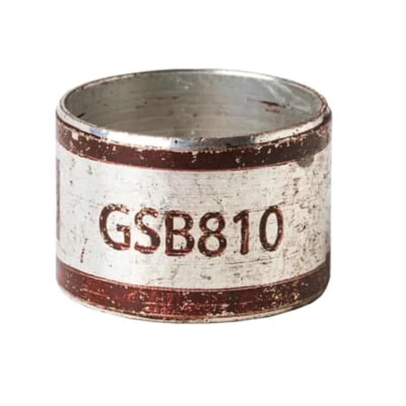 ABB - Installation Products GSB810 - Two Piece Inner Sleeve Connector for Round Range, Length 11.2mm, Inner Diameter 20.57mm, Outer Diameter 22.35mm, Color Brown, Copper Alloy