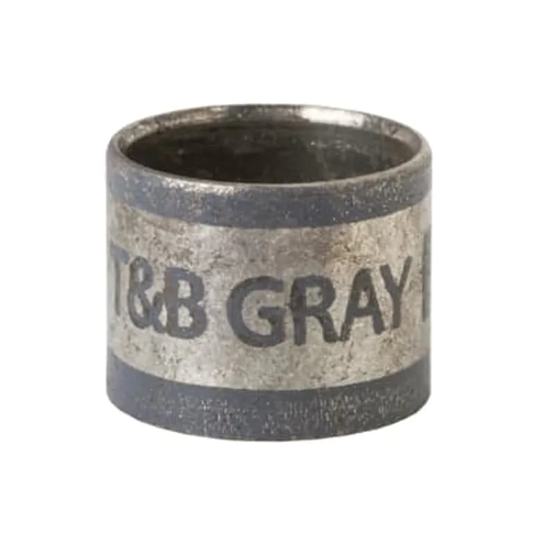 ABB - Installation Products GSB128 - Two Piece Inner Sleeve Connector for Hexagonal Range, Length 5/16 Inch/7.9mm, Inner Diameter .128 Inches/3.25mm, Outer Diameter .152 Inches/3.86mm, Color Silver, Hard Bronze, Tin Plated