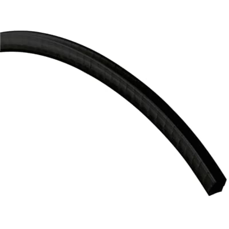 ABB - Installation Products GRNY-125-0-C - Extruded Grommeting, Black Nylon 6.6 for Temperatures up to 85 Degrees Celsius (185 F), Height of 5.58mm (0.220 Inches), Width of 5.21mm (0.205 Inches), Thickness 1.27mm (0.05 Inches), Width Maximum Panel Thickness of 3.17mm (0.125 Inches)