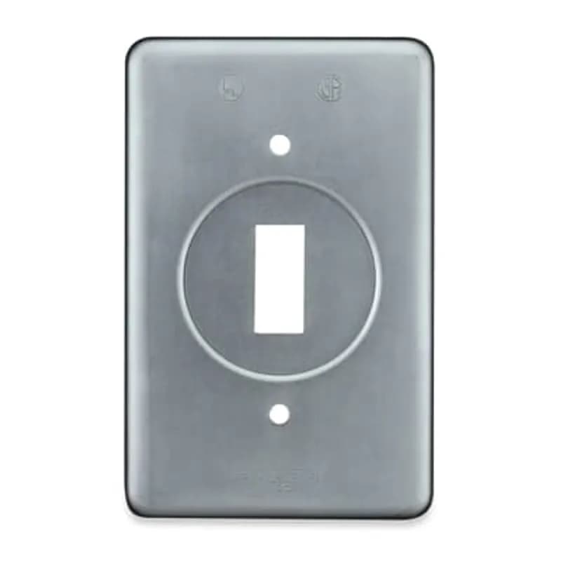 ABB - Installation Products DS32-TB - 1 Gang Device Box Cover, Sheet Steel, Single Switch
