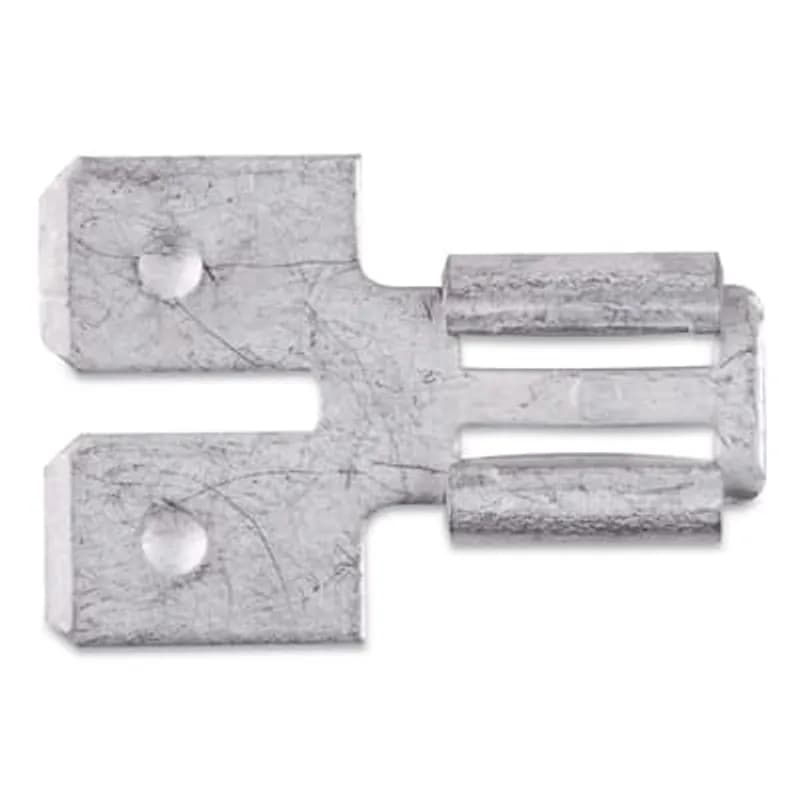Non-Insulated Adapter, Length .82 Inches, Width .56 Inches, Tab Size .250x.032, Copper, Tin Plated, 1,000 Pack