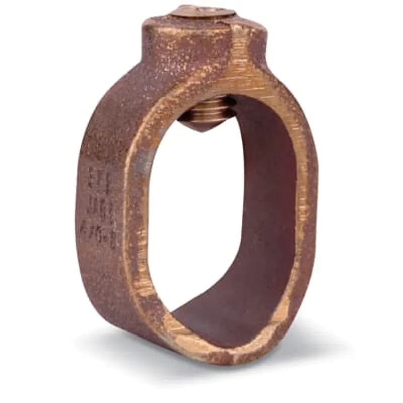 ABB - Installation Products G5-1 - 5/8 Inch Ground rod clamp high strength bronze wire range: #10 solid - #2 stranded suitable for direct burial.