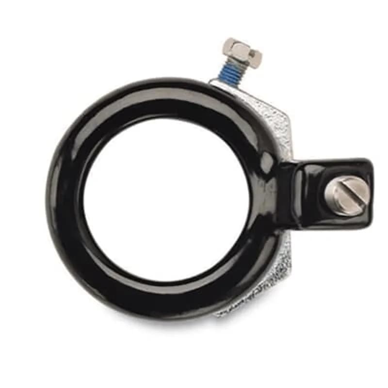 ABB - Installation Products BGA600-6-40 - 6 Inch Blackjack Grounding Bushing, Aluminum, Galvanized, Wire Range 6 to 4/0 for Use with Threaded or Threadless Rigid/IMC Conduit