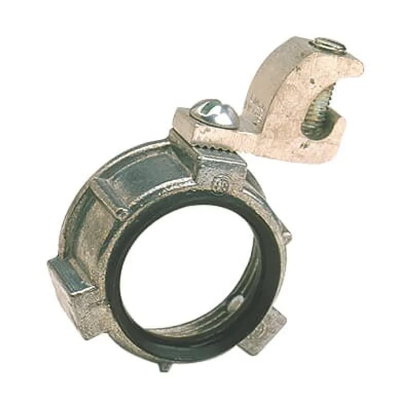 Bushing, Insulated Grounding, Trade Size 3/4 Inch, Grounding Lug Wire Size 14 AWG - 4 AWG, Zinc Die Cast, For use with Rigid/IMC Conduit.