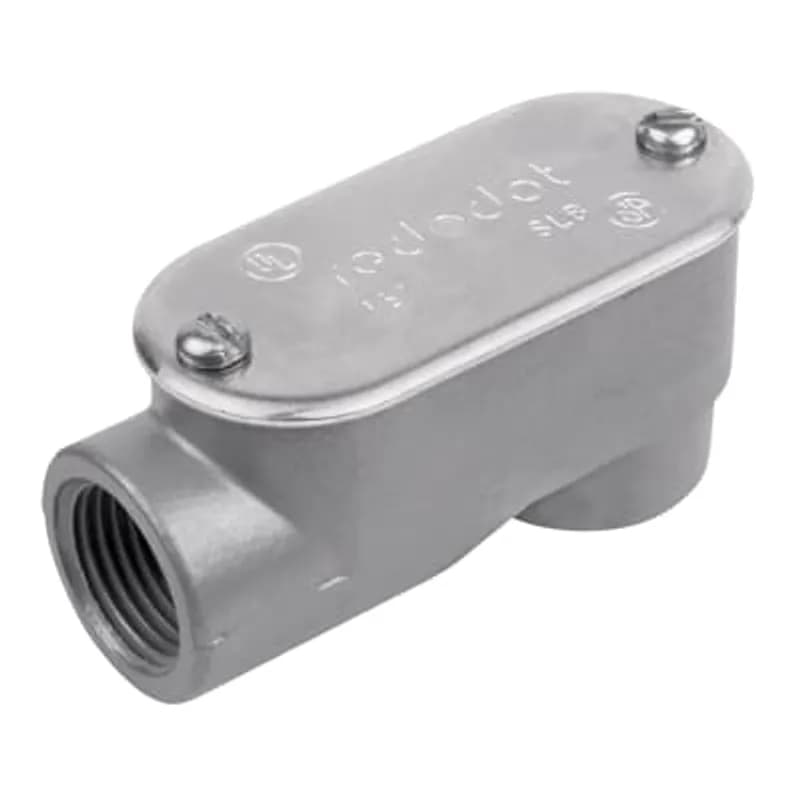 ABB - Installation Products DASLB-1 - D-Pak, 1/2 inch Die Cast Aluminum Service Entrance Body, Cover and Gasket. For Use with Rigid/IMC Conduit