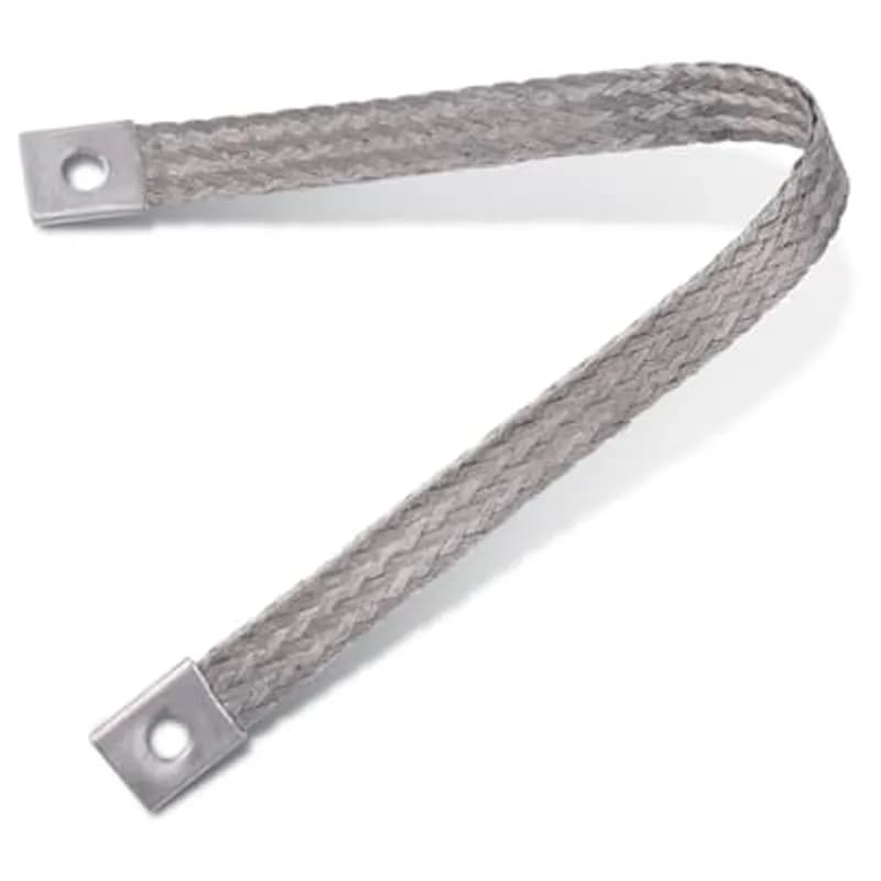 ABB - Installation Products FB4E12 - Flexible Braids for Grounding, 672000 Circular Mil Area, Bolt Hole 9/16 , 12 inch length