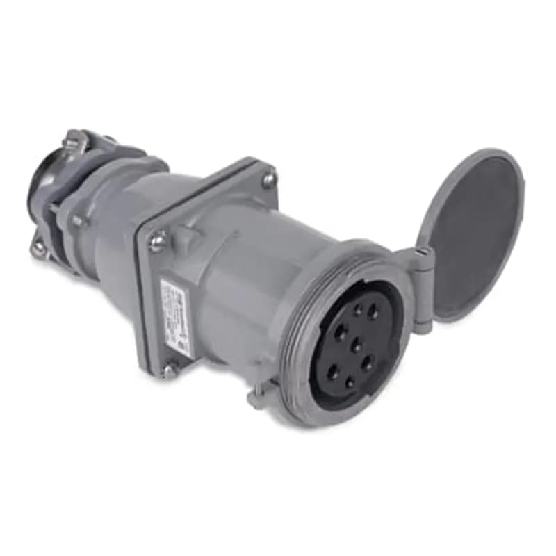 MaxGard Female Flap Cap Connector, 30 Amp, 3 Pole 4 Wire, 30 480V, 60Hz