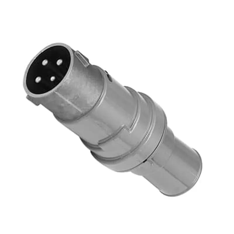 Heavy Service Ever-Lok 60 Amp, Plug, 2 Pole 3 Wire, 480VAC, 1 inch Conduit Size