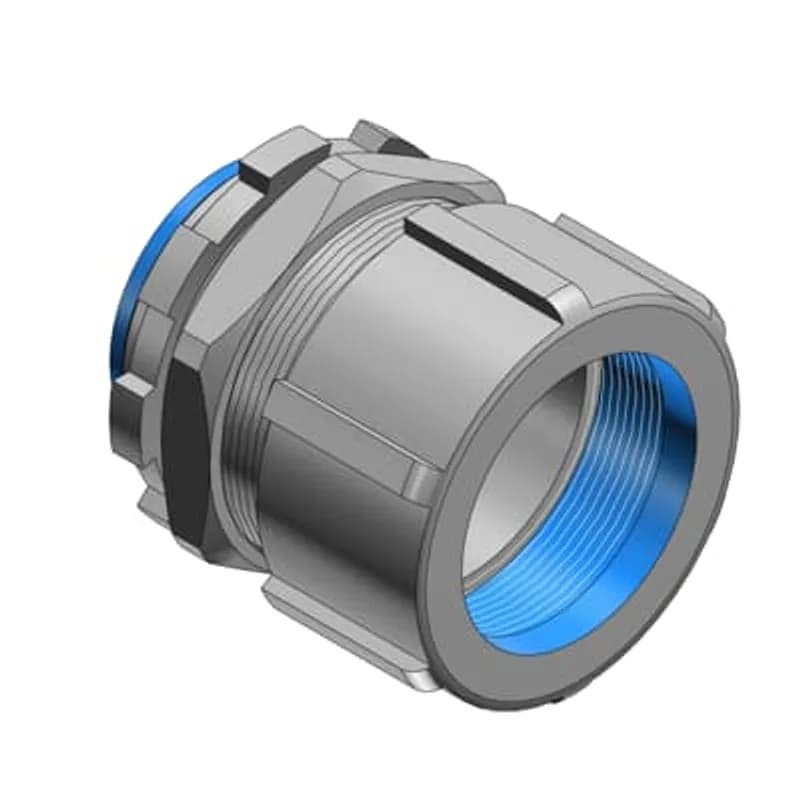 ABB - Installation Products 8323 - 1 Inch Threadless Connector, Malleable Iron with Nylon Insulator for Use with Rigid/IMC Conduit