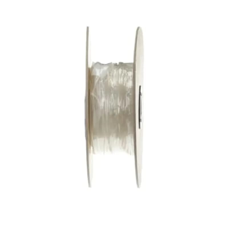 Thin-Wall Heat Shrinkable Tubing, Clear Cross-Linked Polyolefin, 3/8 Inch, Shrink Ratio 2:1, Length 25-Foot Reel, Operating Temperature -55 to 135 Degrees Celsius, Non-Lined