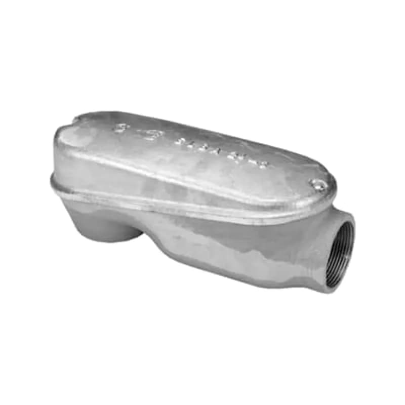 ABB - Installation Products CIELBA-3 - Rigid Conduit Fitting, LB Type with Weatherproof Cover, Cast Aluminum 3 inch