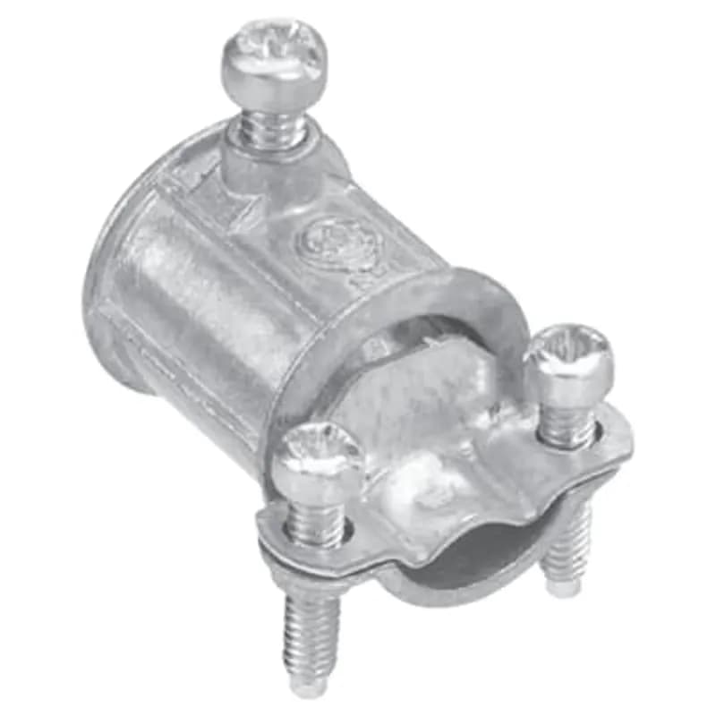 ABB - Installation Products CI5154 - Couplings, EMT/Flexible Conduit, Trade Size EMT 1/2 Inch Flexible Conduit 1/2 Inch, Clamping Range 0.75 Inch - 0.95 Inch, Zinc Alloy