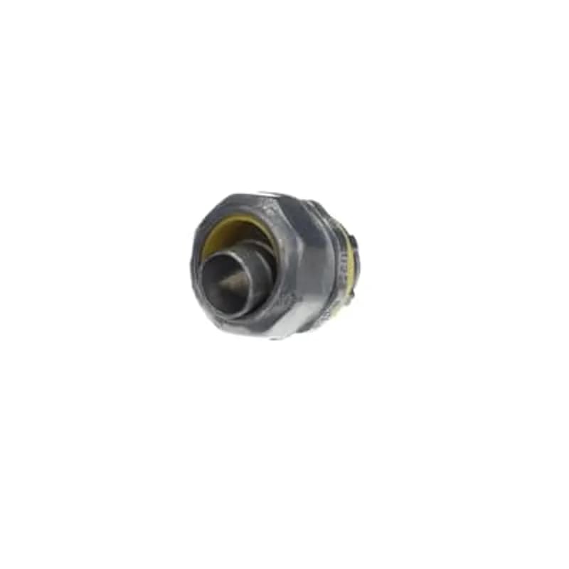 ABB - Installation Products CI6604 - Fitting, Straight Liquidtight, Trade Size 1/2 Inch, Knockout Size 1/2 Inch, Length 1.52 Inch, Width 1.29 Inch, Thread Length 0.53 Inch, Zinc Alloy