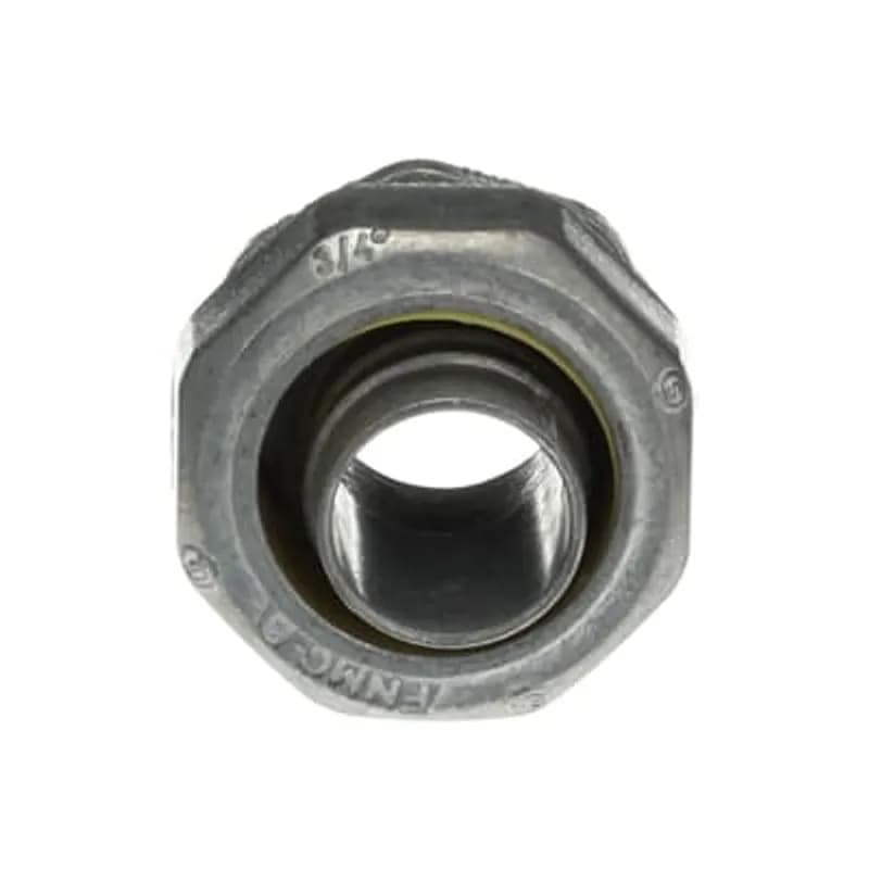 ABB - Installation Products CI6606 - Fitting, Straight Liquidtight, Trade Size 3/4 Inch, Knockout Size 3/4 Inch, Length 1.69 Inch, Width 1.57 Inch, Thread Length 0.53 Inch, Zinc Alloy