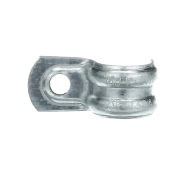 ABB - Installation Products CI1304 - One Hole EMT Strap, Trade Size 1/2 Inch, Maximum EMT Diameter 0.71 Inches, Hole Size 1/4 Inch, Material Galvanized Steel