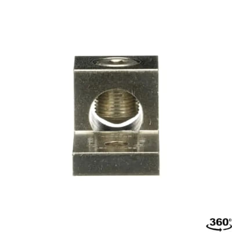 ABB - Installation Products ADR60AR - Type ADR-ALCUL Anti-Rotational Single-Conductor, One-Hole Mount, Conductor Range Max 600 MCM, Min 2 AWG, 1/2 Inch Bolt Hole, Tin Plated