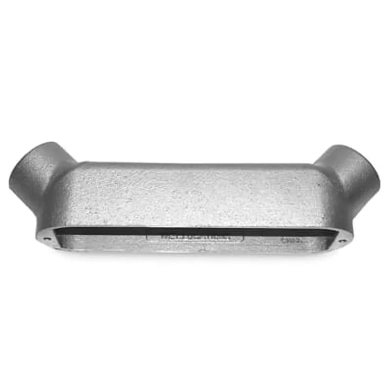 ABB - Installation Products BUB6-TB - 2 Inch Mogul Conduit Outlet Body, Cover and Gasket, Body Material Gray Iron, Finish Electro Galvanized, Cover Material Gray Iron with Stainless Steel Cover Screws, Gasket Material Neoprene for Use with Rigid/IMC Conduit