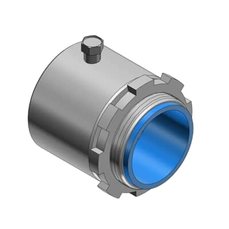 ABB - Installation Products 8625 - 2 Inch Set Screw Connector, Steel with Nylon Insulated Throat for Use with Rigid/IMC Conduit