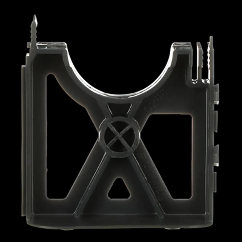 2 x 2 Inches Duct Spacer, High Impact Polystyrene Snap-Loc Base Spacer For Use With Nonmetallic Ducts