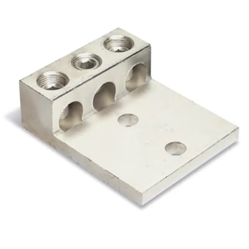 ABB - Installation Products ADR6004-3 - Type ADR-ALCUL Single-Conductor, One-Hole Mount for Conductor Range Max 600 kcmil (2) 250 kcmil, Min 4 Str. (2) 1/0 Str.