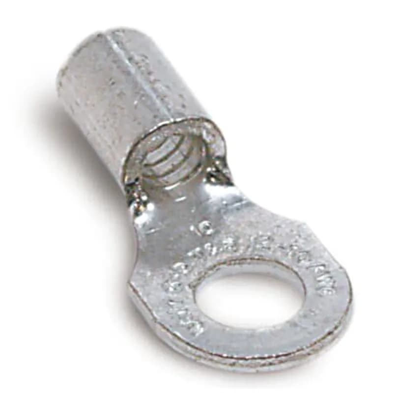 ABB - Installation Products K10-38R-M - Non-Insulated Ring Terminal for Wire Range 12-10 Stud Size 3/8, Metallic