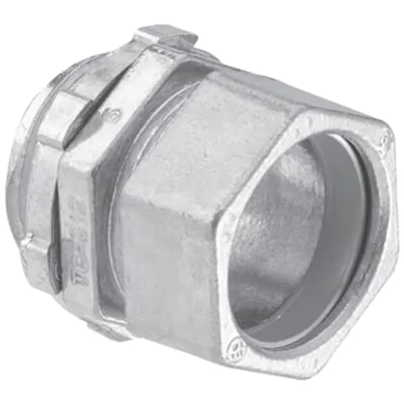 ABB - Installation Products CI5816 - Fitting, Regular EMT Compression, Trade Size 2 Inches, Zinc Alloy