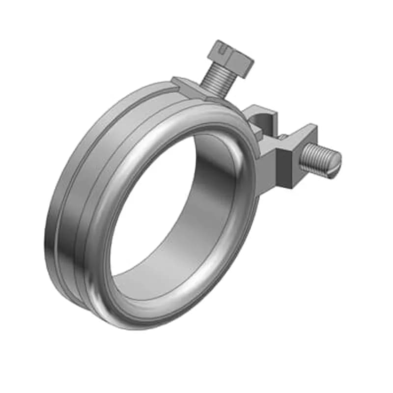 ABB - Installation Products BG125-14-20 - 1-1/4 Inch Blackjack Grounding Bushing, Malleable Iron Zinc Plated, Wire Range 14 to 2/0 for Use with Threaded or Threadless Rigid/IMC Conduit
