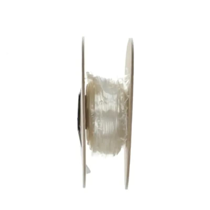 Thin-Wall Heat Shrinkable Tubing, Clear Cross-Linked Polyolefin, 1/4 Inch, Shrink Ratio 2:1, Length 25-Foot Reel, Operating Temperature -55 to 135 Degrees Celsius, Non-Lined