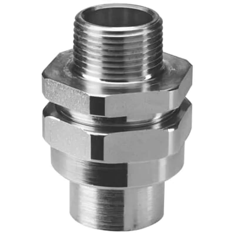 ABB - Installation Products UNY 105-TB - 1/2 Inch UNY Male Union, Steel Electro Galvanized, 3 Piece for Hazardous and Non Hazardous Locations