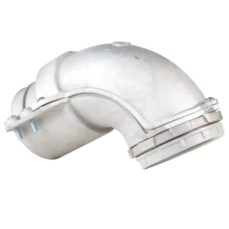 ABB - Installation Products CI4090 - Connector, 90 Degree, Trade Size 4 Inches, Clamping Range 4.17 Inch - 4.62 Inch, Zinc.