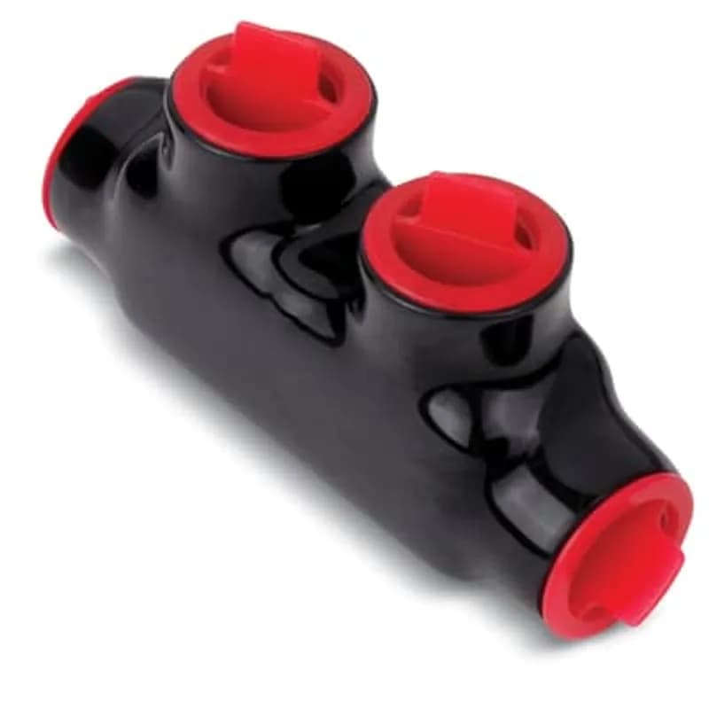 ABB - Installation Products AMTSR10 - AMT Aluminum Splice, PVC Insulation, Ultraviolet Resistant, Wire Range 1/0-14 Str, Length 2.68 Inches, Width 0.81 Inches, Height 1.55 Inches, Hex Size Slotted