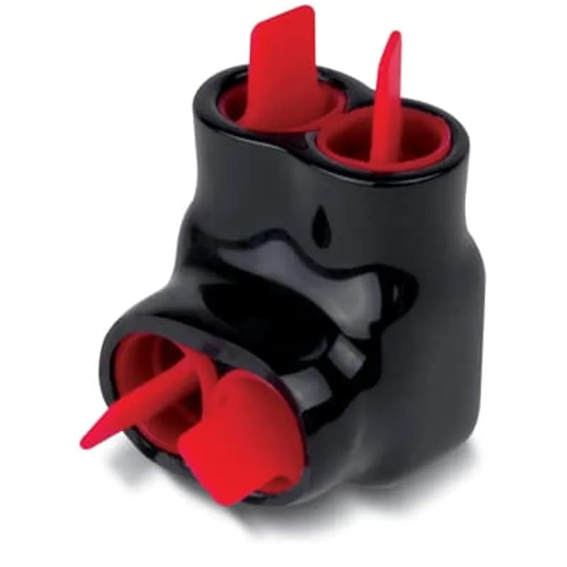 ABB - Installation Products AMTC4 - AMT Aluminum Multi-Tap Same Side Connector, 2-Port, PVC Insulated, Wire Range 4-14 Str, Length 1.15 Inches, Width 1.13 Inches, Height 1.25 Inches, Slotted Screw