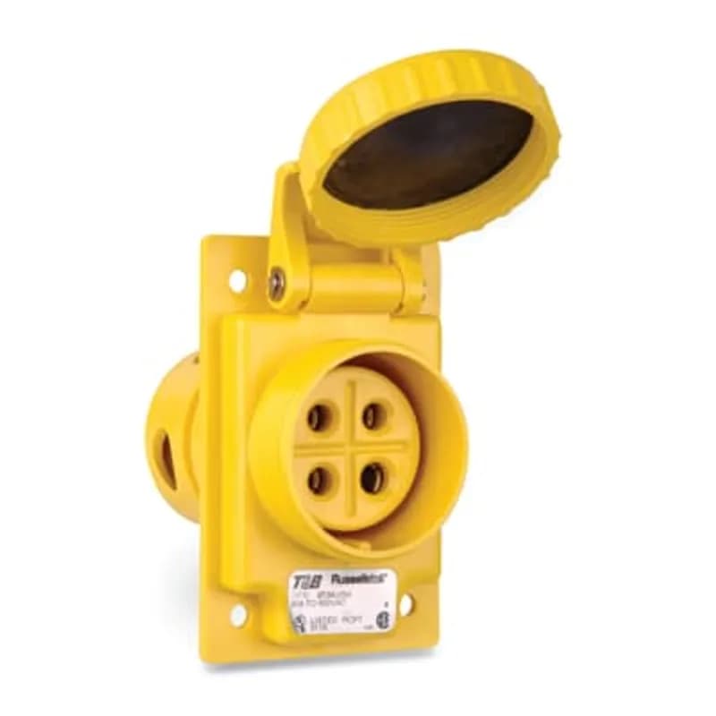 DuraGard 30 Amp, Watertight, Female Receptacle- 30 480V