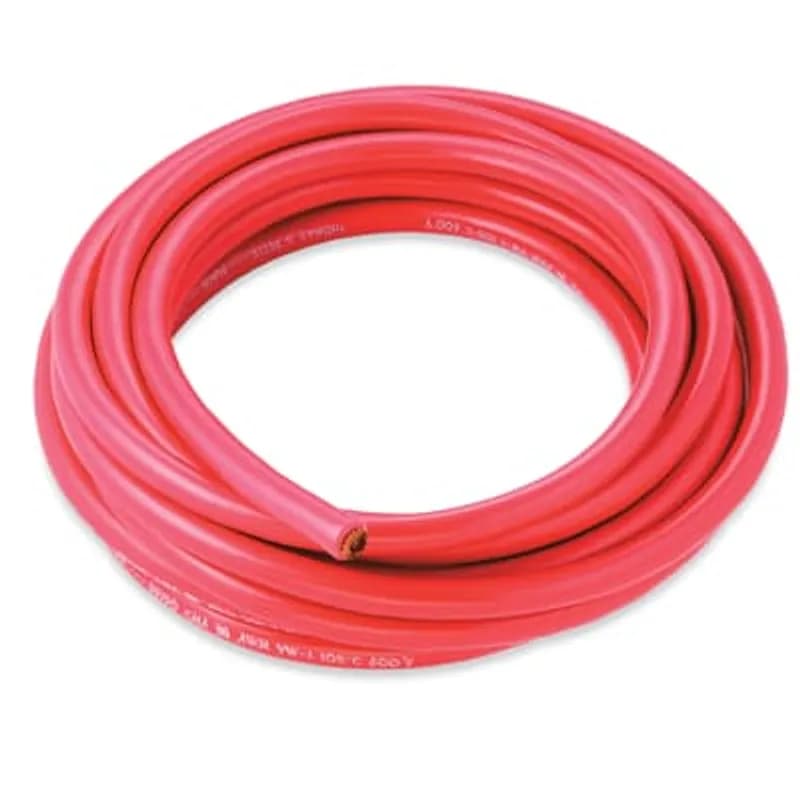 ABB - Installation Products BC4-25R - Battery/Starter Cable, SAE Cable Size 4 Gauge, Cable Color Red, Temperature Rated for 80 Degrees Celsius (176 F), 25-Foot Coil