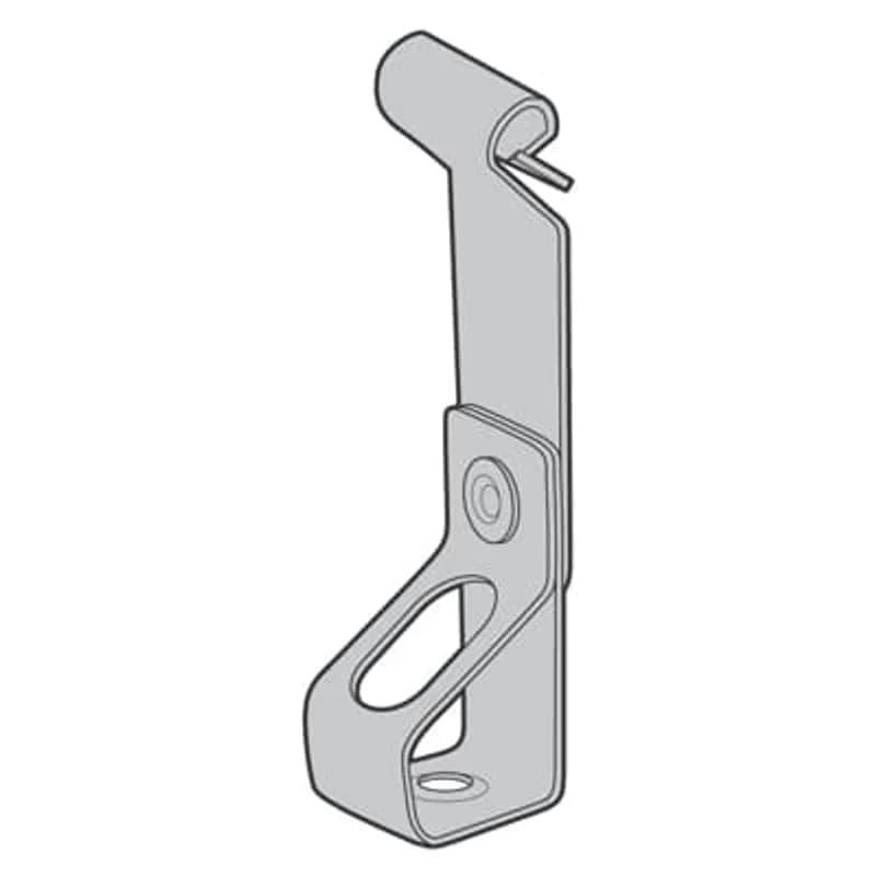 ABB - Installation Products SSF-BA1/4-A3/8T - Clip, Z Purlin, Flange Thickness 1/16 Inch - 1/4 Inch, Threaded Rod Size 3/8 Inch, Steel
