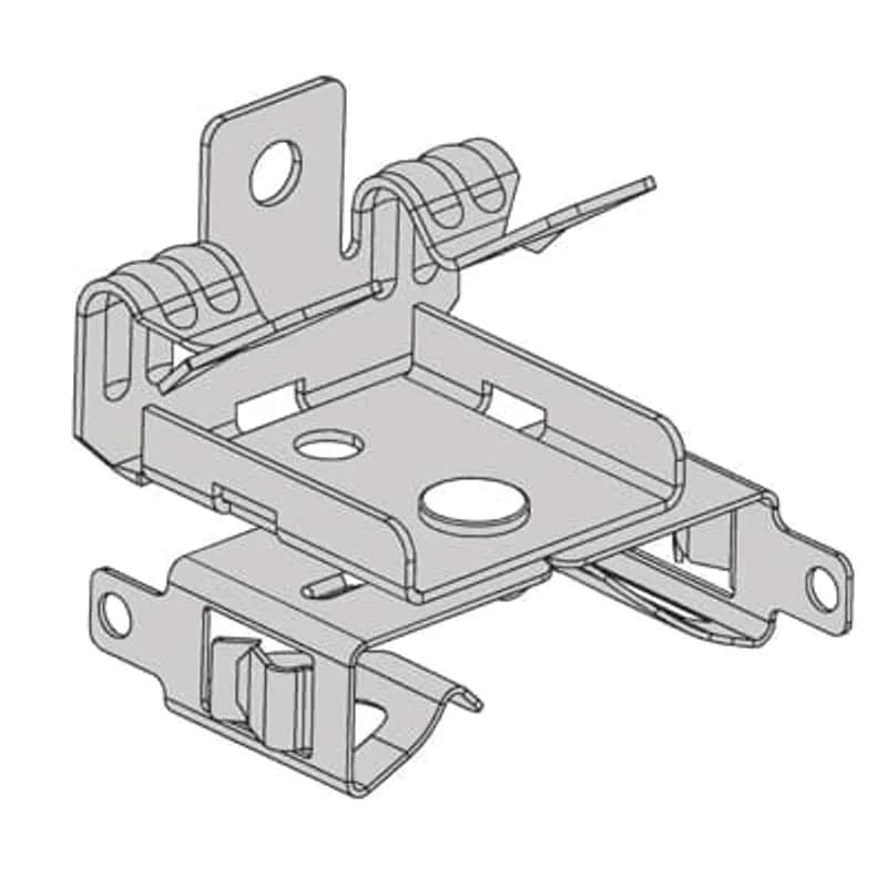 ABB - Installation Products SSF-CR2-H1/4 - Clip, Flexible Conduit, 1/16 Inch thru 1/4 Inch C Purlin or Vertical Flange, Steel