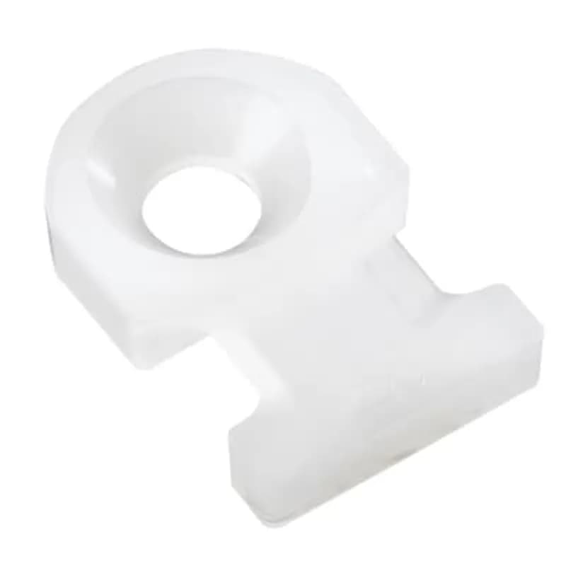 ABB - Installation Products TC102 - Miniature Mounting Base, Natural Nylon 6.6 for Temperatures up to 85 Degrees Celsius (185 F), Length of 19.1mm (0.752 Inches), Width of 12.7mm (0.50 Inches), Height of 3.2mm (0.126 Inches), #8 Screw Mounting Method, Bulk Pack