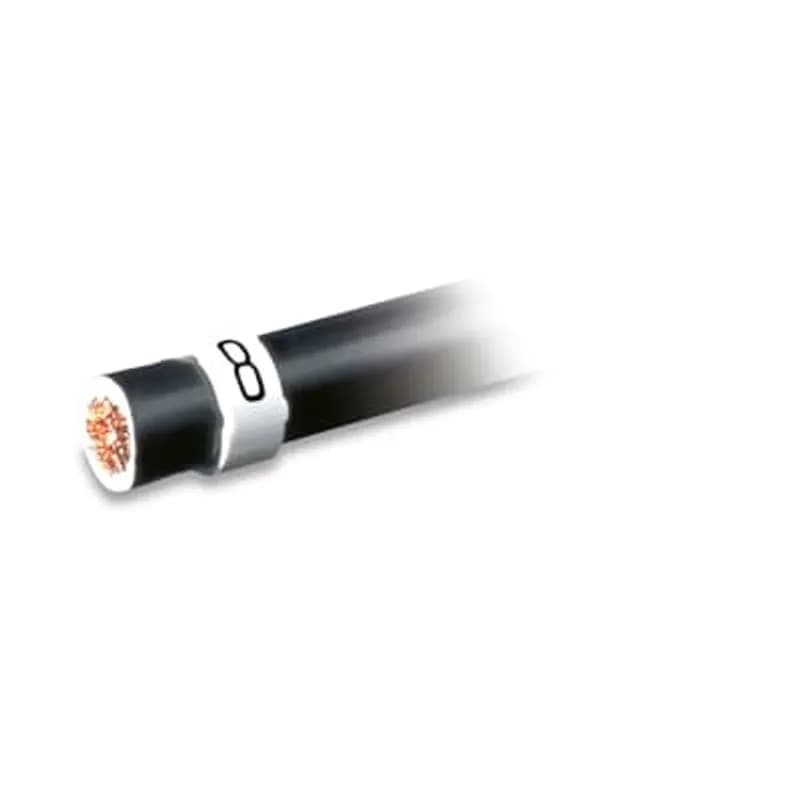 O Type Vinyl Sleeve Markers - Color White, Legend Z, Wire Range 10-6
