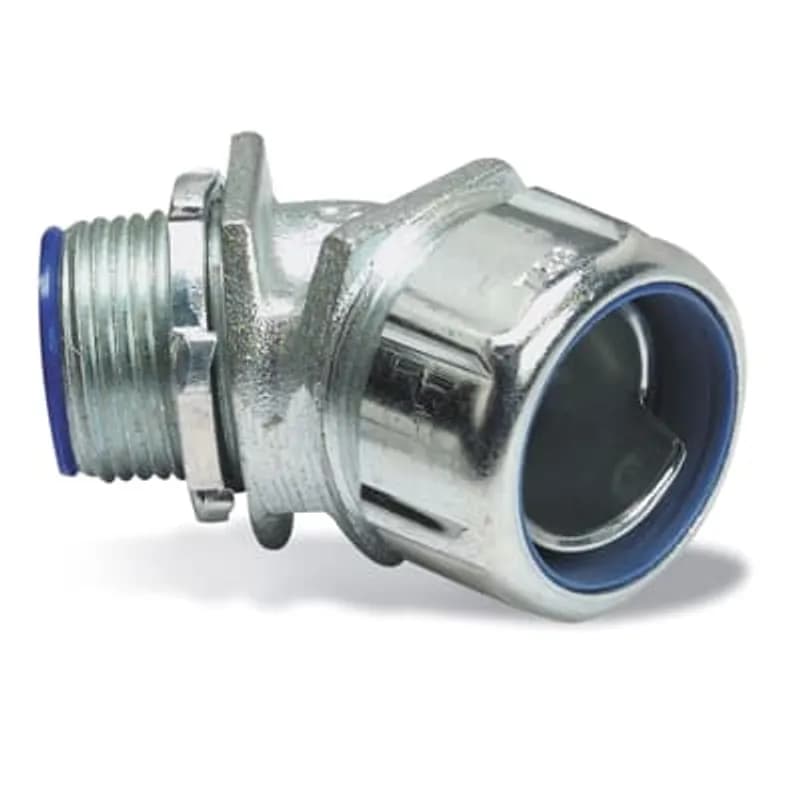 ABB - Installation Products 5346-SG - 1-1/2 Inch 45 Degree Malleable Iron Insulated Connector With Sealing Gasket