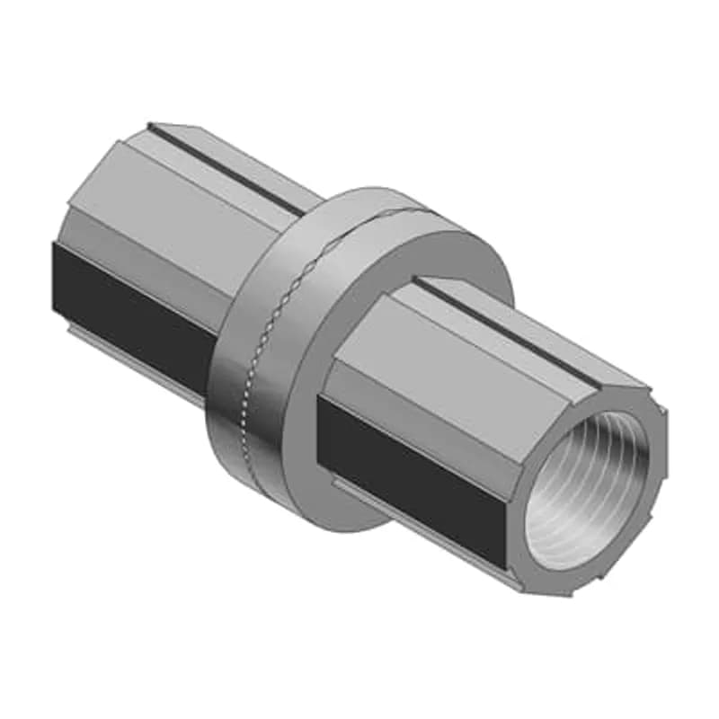 ABB - Installation Products H075TBFA - 3/4 Inch Aluminum, Thru Bulkhead Fitting for Use with Rigid/IMC Conduit