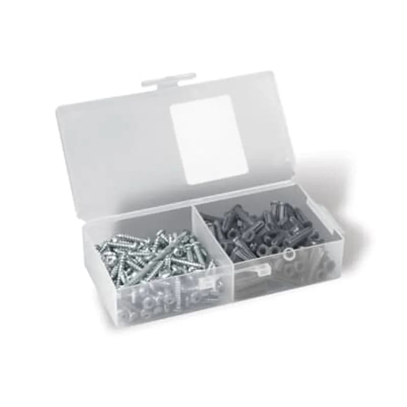 ABB - Installation Products 51-212 - Anchor Kit, (100) #12 Anchors, (100) 10 x 1 Inch Combination Slot/Phillips Head Screws, (1) 1/4 Inch Carbide Tip Drill Bit