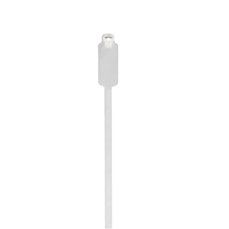 Identification Cable Tie, Blue Polyamide (Nylon 6.6) for Temperatures up to 85 Degrees Celsius (185 F) for Indoor Applications, UL/EN/CSA62275 Type 2/21S Rated for AH-2 Plenum and as a Flexible Cable and Conduit Support, Length of 184.15mm (7.25 Inches), Width of 4.81mm (0.19 Inches), Thickness of 1.41mm (0.055 Inches), Tensile Strength Rating of 220 Newtons (50 pounds), Marking Pad Size of 12.7mm (0.50 Inches) x 26.99mm (1.062 Inches)