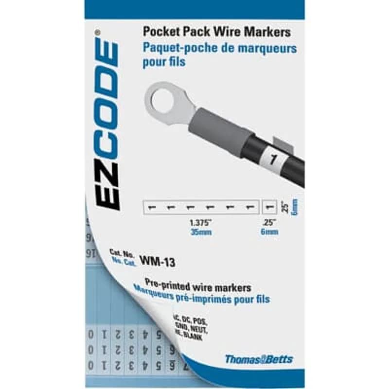 Standard Wire Marker Books - Vinyl Cloth A-Z 8 2/3 Pages, 14 markers ea.. Blank Write Ons 1 Page, 22 markers ea.. Plus & Minus 1/3 Page, 7 markers ea.. Total 393