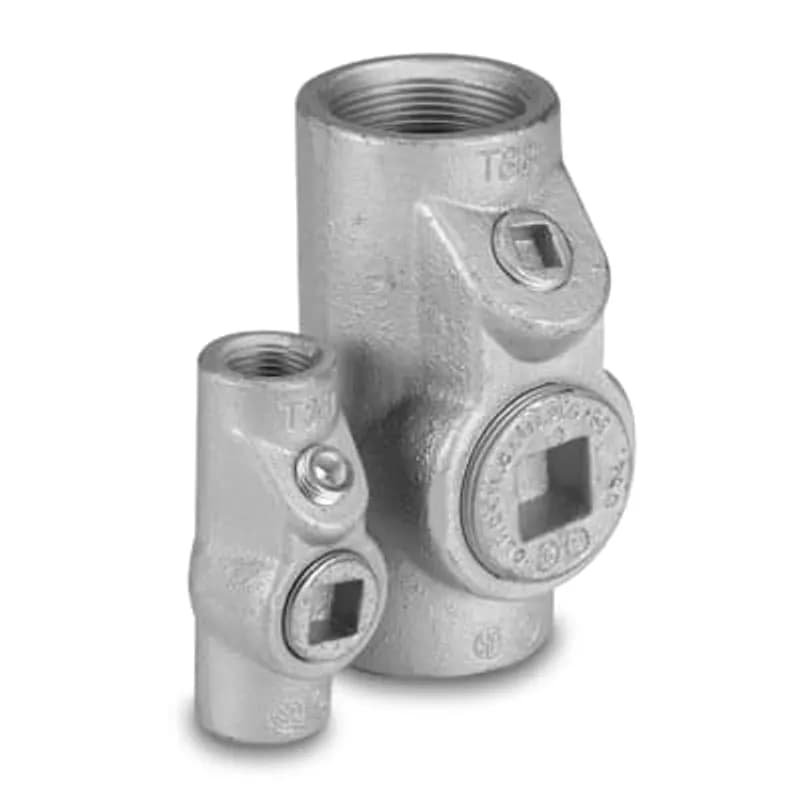 ABB - Installation Products EYS101-TB - 4 Inch EYS Sealing Fitting, Body Ductile Iron, Plug Gray Iron, Nipple Steel