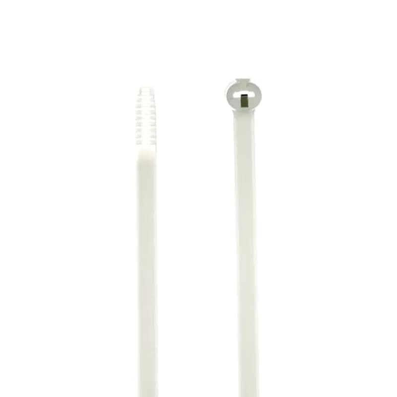 High Performance Cable Tie, Natural Color Nylon 6.6, Length of 617mm (24.3 Inches) for Bundle Diameter up to 177mm (6.97 Inches), Width of 6.9mm (0.27 Inch), Tensile Strength Rating of 534 Newtons (120 Pounds), Operating Temperature of -60 Degrees Celsius (-76 F) to 85 Degrees Celsius (185 F)