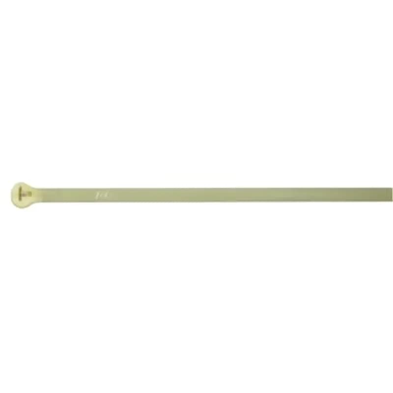 Cable Tie, Heat Stabilized Polyamide (Nylon 6.6) - Greenish Tint for Temperatures up to 105 Degrees Celsius (221 F) for Indoor Applications, Length of 360mm (14.2 Inches), Width of 4.2mm (0.19 Inch), Thickness of 1.3mm (0.05 Inch), Maximum Bundle Diameter 102mm (4.02 Inches), Tensile Strength Rating of 220 Newtons (49 Pounds)