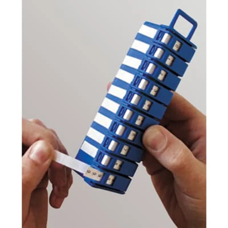 Wire Marker Dispenser Refill - Polyester Tape, Numbers in a Sequence, Legend 0 - 9