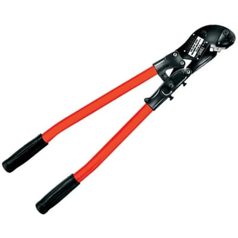 ABB - Installation Products TBM5-SV - Heavy Duty Crimping Tool Including Dies For 8 AWG-4/0 Battery Connectors, Lugs And Splices, Shure-stake Mechanism to Insure a Complete Crimp Every Time