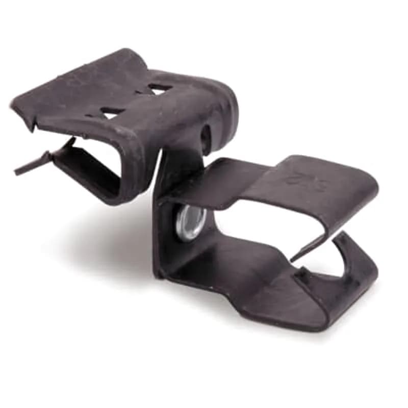 ABB - Installation Products SSF-CS1/2-F1/4 - Clip, Flange Side-Mount Snap-In, Conduit Size 1/2 Inch, Flange Thickness 1/8 Inch to 1/4 Inch, Steel
