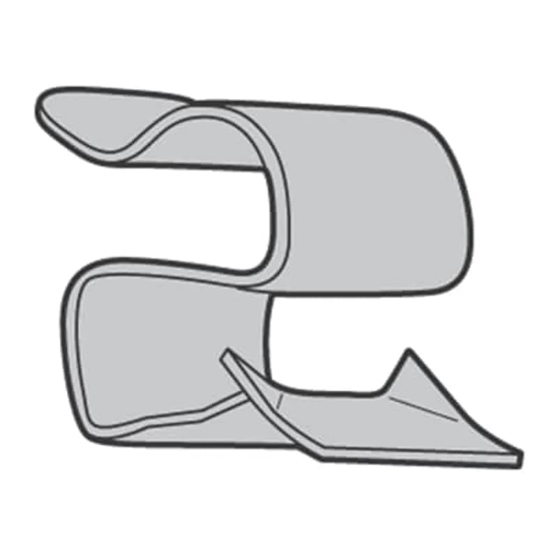 ABB - Installation Products SSF-CEM562 - Clip, Cable Snap, Cable Outer Diameter 0.468 Inch - 0.562 Inch, Flange Thickness 3/16 Inch - 9/32 Inch, Steel